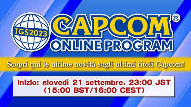 Programma speciale di Capcom Online per il TGS 2023