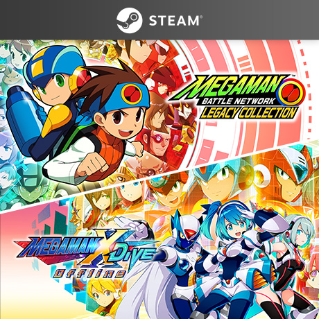 The Mega Man Cyber World Pack ― a special bundle including Mega Man Battle Network Legacy Collection and MEGA MAN X DiVE Offline ― is available now on Steam!